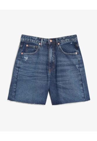 Short  Para Mujer Multiusos Plano Color Azul Marca Seven Seven #28191150 Seven Seven