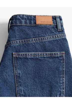 Short Para Mujer Multiusos Plano Color Azul Marca Seven Seven #28191150