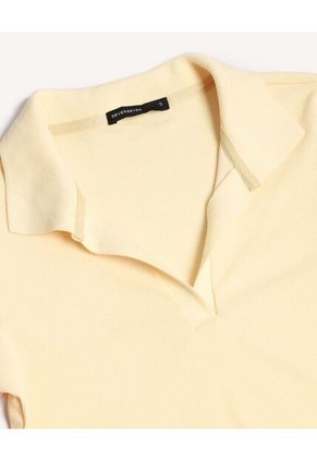 Camiseta Para Mujer Manga Corta Moda Color Amarillo Marca Seven Seven #28096382