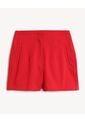 Short Para Mujer Multiusos Plano Color Rojo Marca Seven Seven #28191106 de Seven Seven