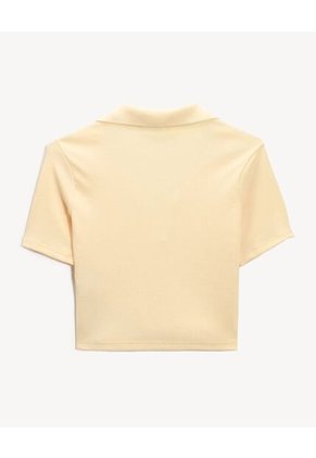 Camiseta Para Mujer Manga Corta Moda Color Amarillo Marca Seven Seven #28096382