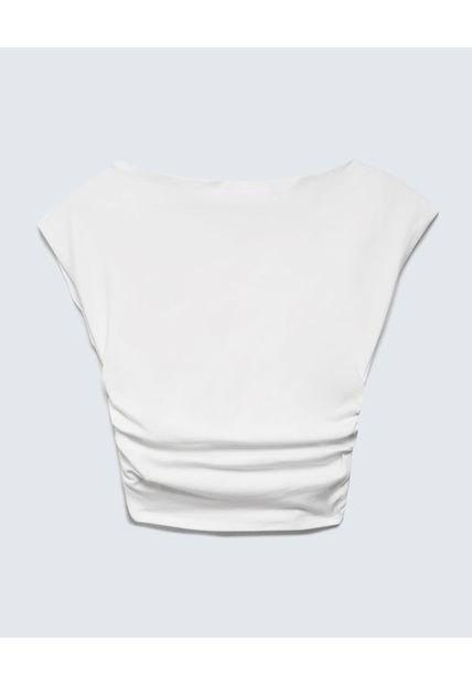 Camiseta Para Mujer Manga Corta Color Crudo Marca Seven Seven #28096142