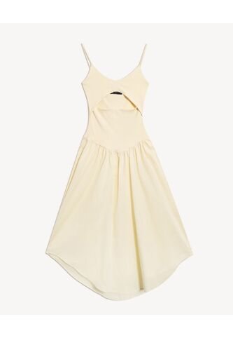 Vestido  Para Mujer M/Sisa Largo Color Crema Marca Seven Seven #28171518 Seven Seven