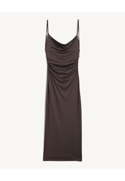 Vestido Para Mujer M/Sisa Largo Color Café Marca Seven Seven #28171457