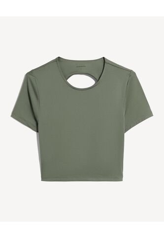 Camiseta  Para Mujer Crop Top Color Verde Marca Seven Seven #28096497 Seven Seven