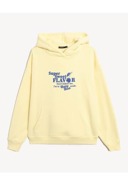 Buzo  Para Mujer Hoodie Color Crema Marca Seven Seven #28069209