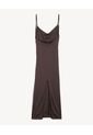 Vestido Para Mujer M/Sisa Largo Color Café Marca Seven Seven #28171457 de Seven Seven