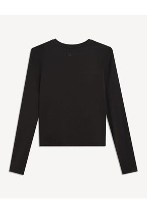 Camiseta  Para Mujer Manga Larga Cuello Redondo Color Negro Marca Seven Seven #28096501