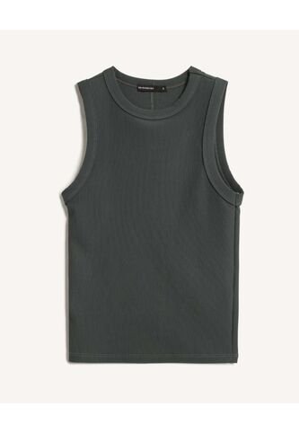 Camiseta Para Mujer Manga Sisa Cuello Redondo Color Verde Marca Seven Seven #28096390 Seven Seven