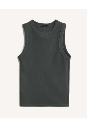 Camiseta Para Mujer Manga Sisa Cuello Redondo Color Verde Marca Seven Seven #28096390