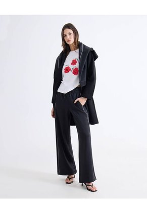 Pantalón Para Mujer Multiusos Punto Color Negro Marca Seven Seven #28071958