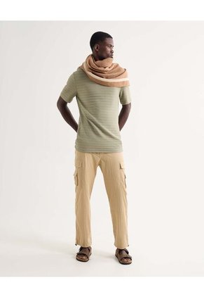 Camiseta Para Hombre Manga Corta Cuello Redondo Color Verde Marca Seven Seven #45092679