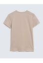 Camiseta Para Mujer Manga Corta Cuello Redondo Color Beige Marca Seven Seven #28096223 de Seven Seven