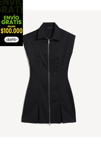 Vestido Para Mujer M/C Corto Color Negro Marca Seven Seven #28171471 Seven Seven