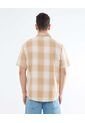 Camisa A Cuadros  Para Hombre Café Seven Seven de Seven Seven