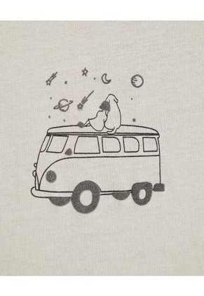 Camiseta Para Mujer Manga Corta Cuello Redondo Color Beige Marca Seven Seven #28096226