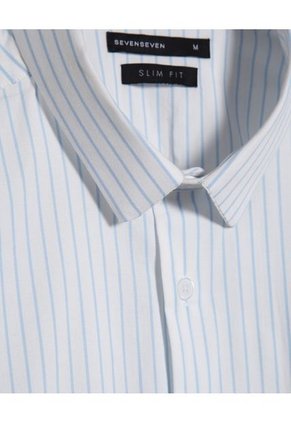 Camisa Para Hombre Manga Larga  Color Azul  Marca Seven Seven #45012012