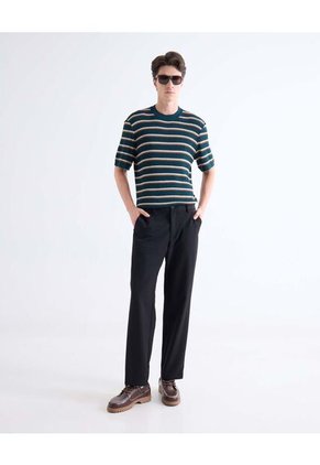 Camiseta  Para Hombre Manga Corta Cuello Redondo Color Verde Marca Seven Seven #45092793