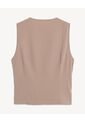 Chaleco  Para Mujer Plano Color Taupe Marca Seven Seven #28250161 de Seven Seven
