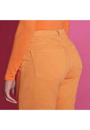 Jean Para Mujer Straight Color Naranja Marca Seven Seven #28160740