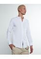 Camisa Para Hombre Manga Larga Cuello Neru Color Blanco Marca Seven Seven #45011419 de Seven Seven