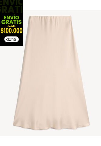 Falda Para Mujer Largo Color Arena Marca Seven Seven #28140965 Seven Seven