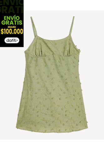 Vestido Para Mujer M/Sisa Corto Color Verde Marca Seven Seven #28171453 Seven Seven