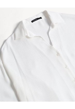 Blusa  Para Mujer Manga Corta Color Blanco Marca Seven Seven #28127536