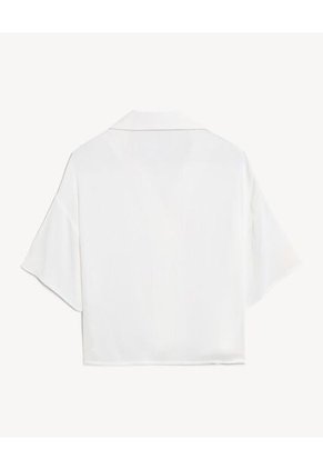 Blusa  Para Mujer Manga Corta Color Blanco Marca Seven Seven #28127536