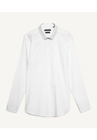 Camisa Para Hombre Manga Larga  Color Blanco Marca Seven Seven #45011810 Seven Seven