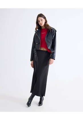 Camiseta Para Mujer Manga Corta Cuello Redondo Color Rojo Marca Seven Seven #28096544