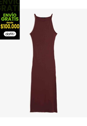 Vestido Para Mujer M/Sisa Medio Color Vino Marca Seven Seven #28171476 Seven Seven