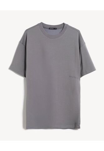 Camiseta  Para Hombre Manga Corta Cuello Redondo Color Gris Marca Seven Seven #45092814 Seven Seven
