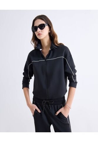 Buzo  Para Mujer Cuello Alto O Cuello Tortuga Color Negro Marca Seven Seven #28060461 Seven Seven