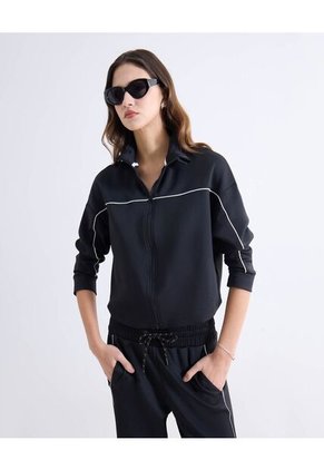 Buzo Para Mujer Cuello Alto O Cuello Tortuga Color Negro Marca Seven Seven #28060461