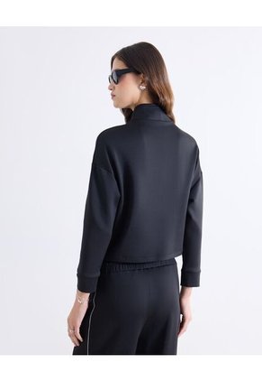 Buzo Para Mujer Cuello Alto O Cuello Tortuga Color Negro Marca Seven Seven #28060461