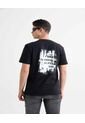 Camiseta Estampado F*Ck It  Para Hombre Negro Seven Seven de Seven Seven