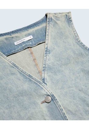 Chaleco Para Mujer Plano Color Azul Marca Seven Seven #28250125