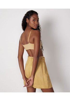 Camiseta Para Mujer Manga Sisa Color Camel Marca Seven Seven #28095469