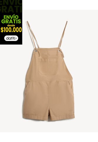 Enterizo Para Mujer Manga Sisa Color Camel Marca Seven Seven #28320441 Seven Seven