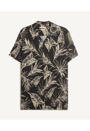 Camisa Para Hombre Manga Corta Color Cafe Marca Seven Seven #45011793