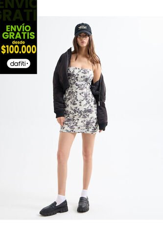 Vestido Para Mujer M/Sisa Corto Color Crema Marca Seven Seven #28171346 Seven Seven