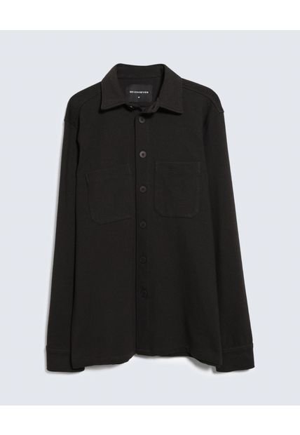 Camisa Para Hombre Seven Seven Color Negro Material Algodón 67% Poliéster 29% Elastano 4%