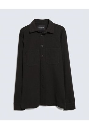 Camisa Para Hombre Seven Seven Color Negro Material Algodón 67% Poliéster 29% Elastano 4%