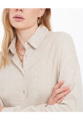 Blusa Para Mujer Manga Larga Color Blanco Marca Seven Seven #28123824