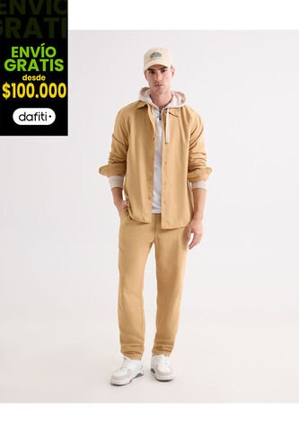 Pantalón Para Hombre Jogger Color Beige Marca Seven Seven #45071170 Seven Seven