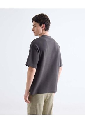 Camiseta  Para Hombre Manga Corta Cuello Redondo Color Gris Marca Seven Seven #45092833