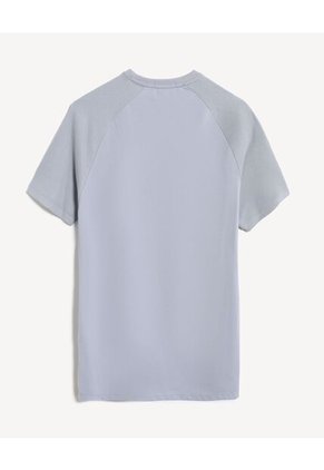 Camiseta  Para Hombre Manga Corta Cuello Redondo Color Azul Marca Seven Seven #45092835