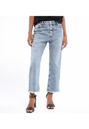 Jean Para Mujer Boyfriend Color Azul  Marca Seven Seven #28160769