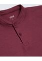 Polo Para Hombre Cuello Mao  Color Vino Marca Seven Seven #45110875 de Seven Seven